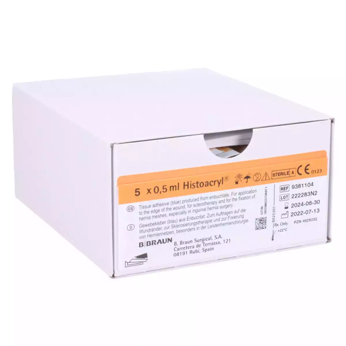  Colle tissulaire stérile Histoacryl