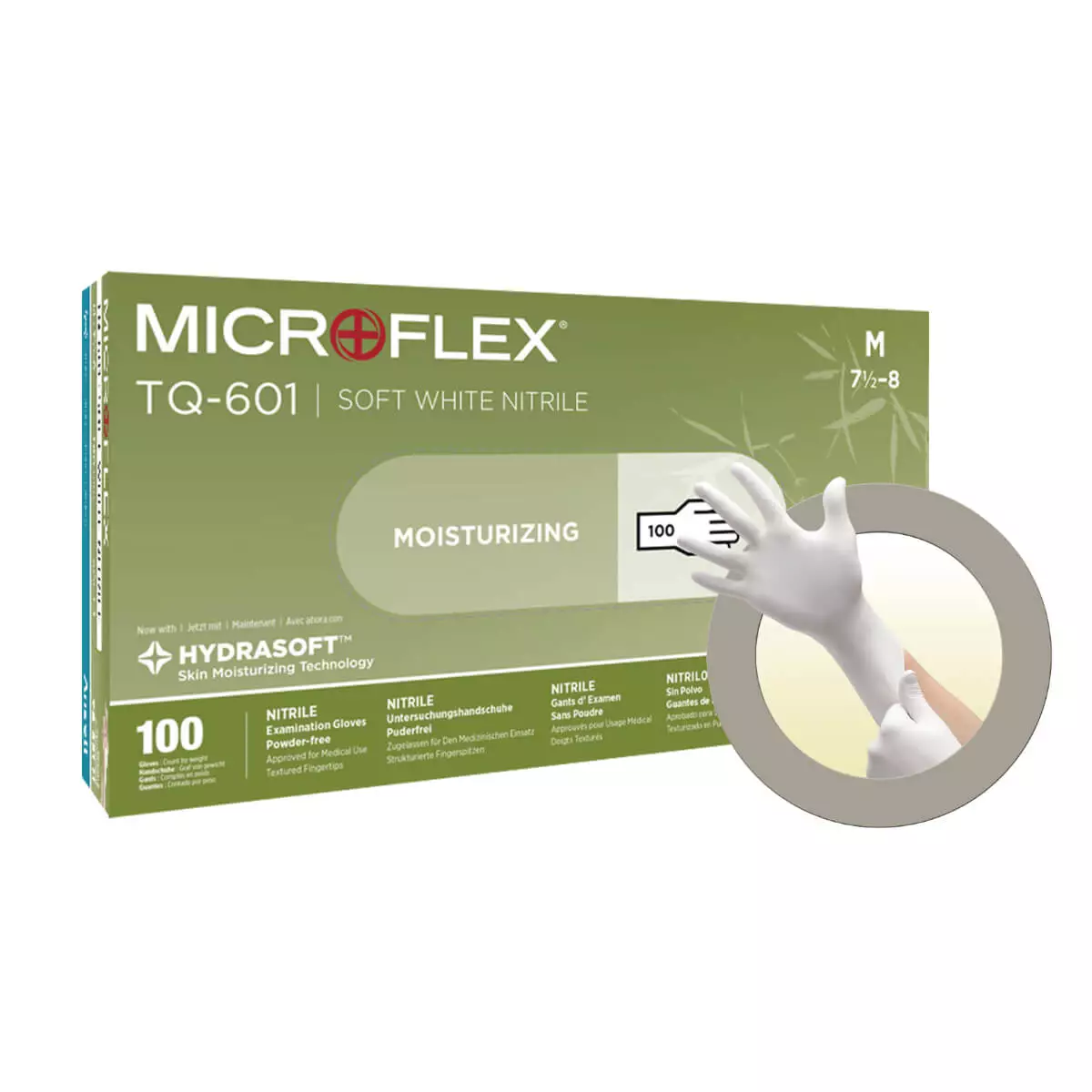  MICROFLEX Soft White Nitrile TQ-601 Untersuchungshandschuh