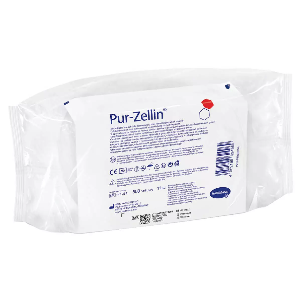  Tampons de cellulose Hartmann Pur-Zellin