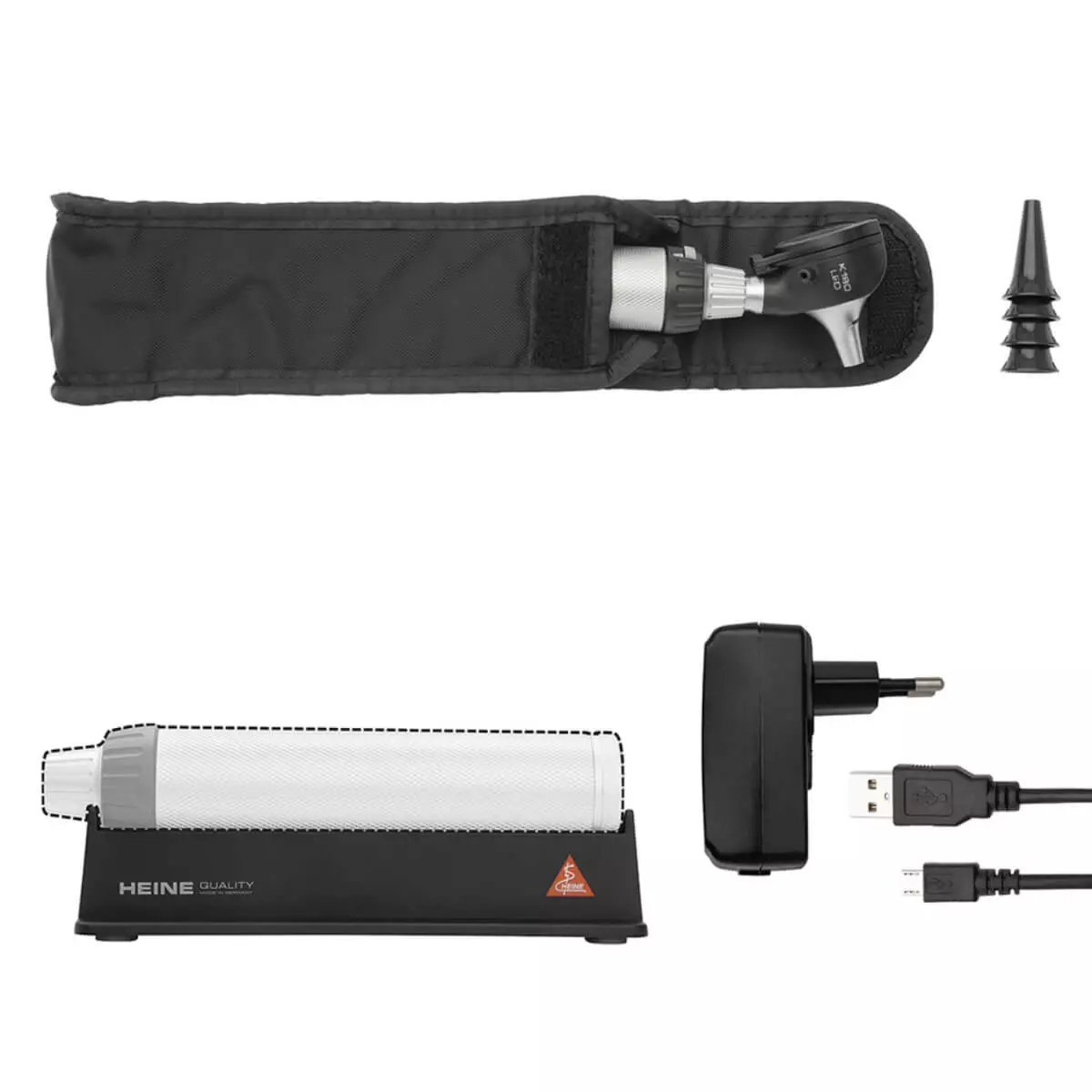  Otoscope HEINE K180 LED F.O