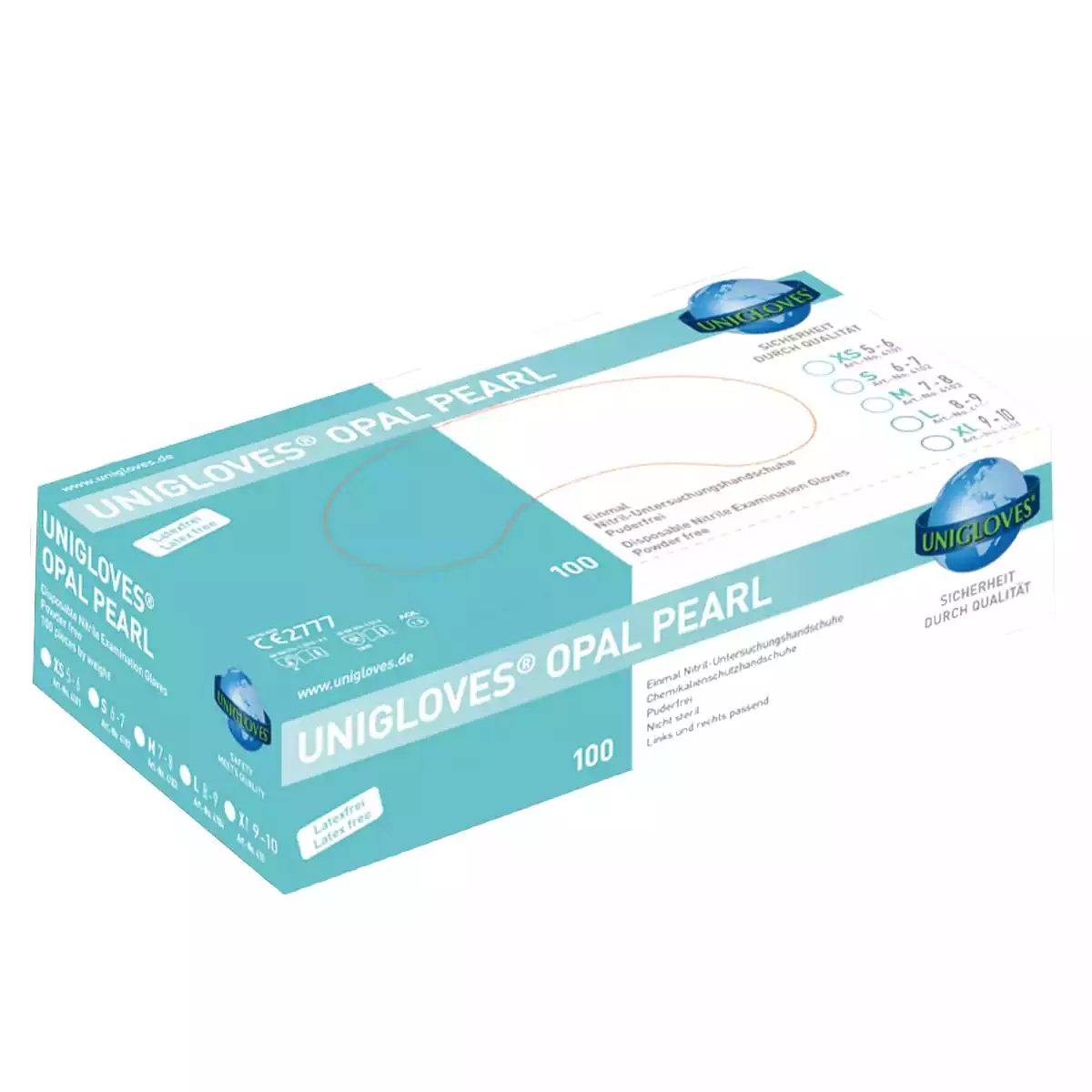  Pearl Puderfreie Nitril Handschuhe