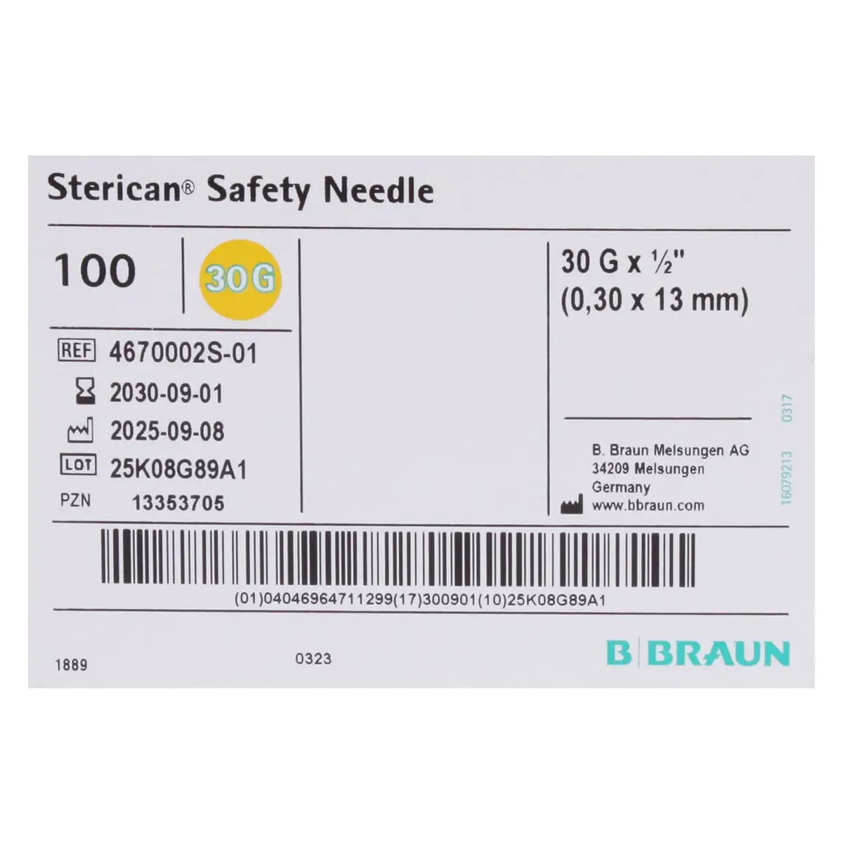 Aiguilles Sterican Safety Aiguilles Sterican Safety