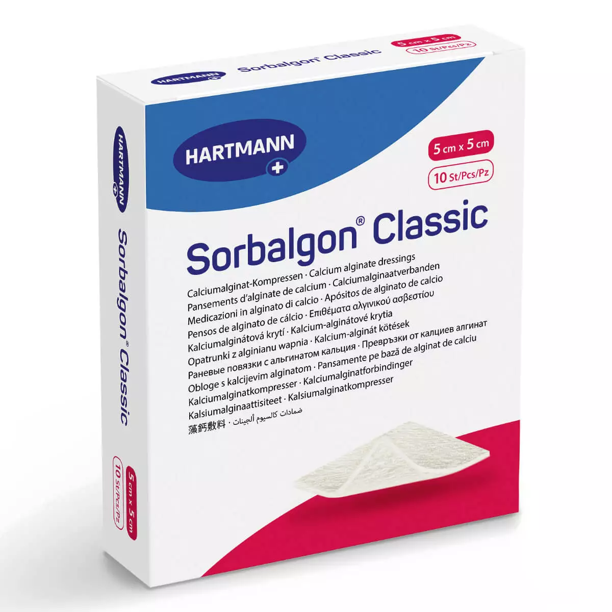 Pansements d'alginate de calcium Sorbalgon Classic