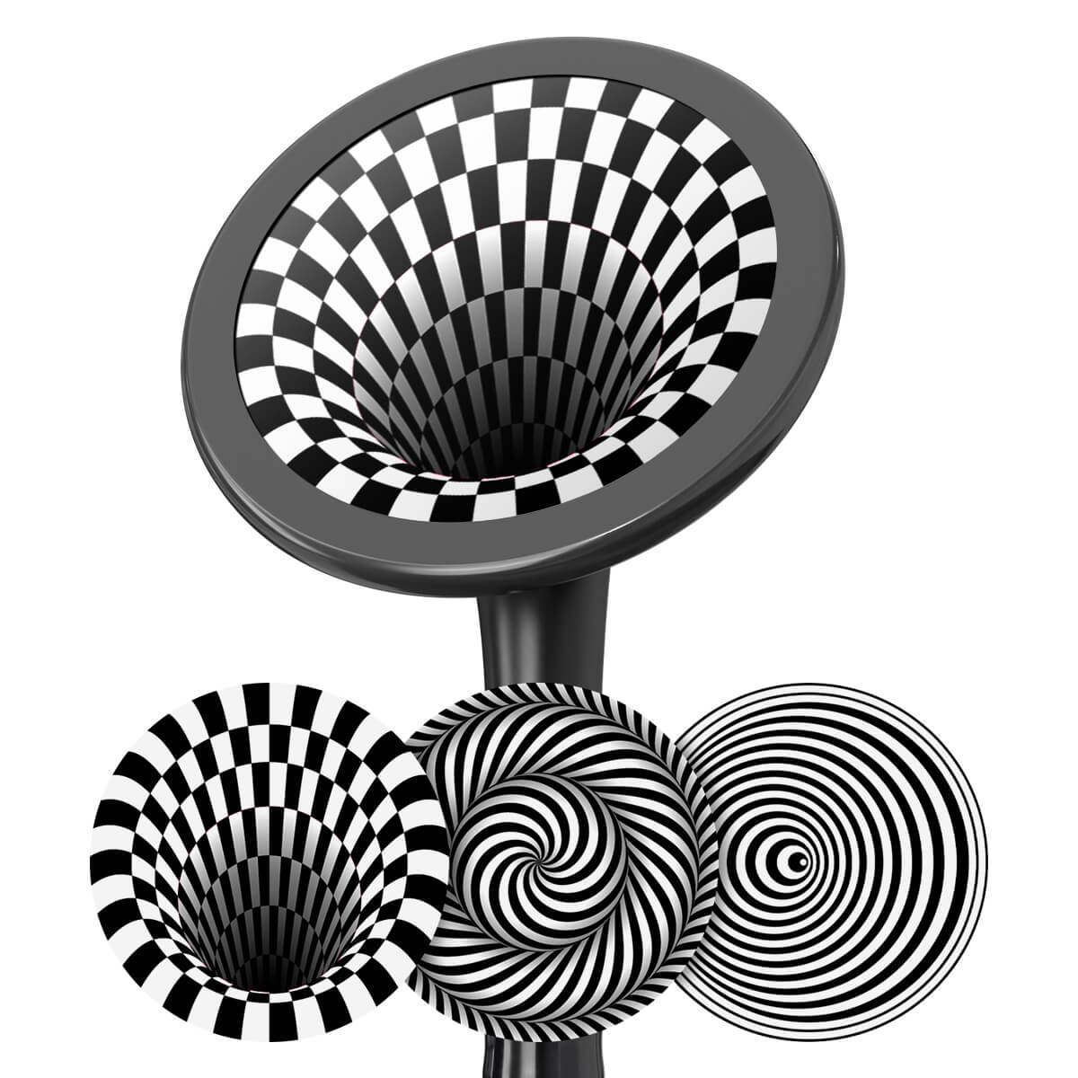 Bedruckte Fiberglas-Membransets "Drums"  Bedruckte Fiberglas-Membransets "Drums"