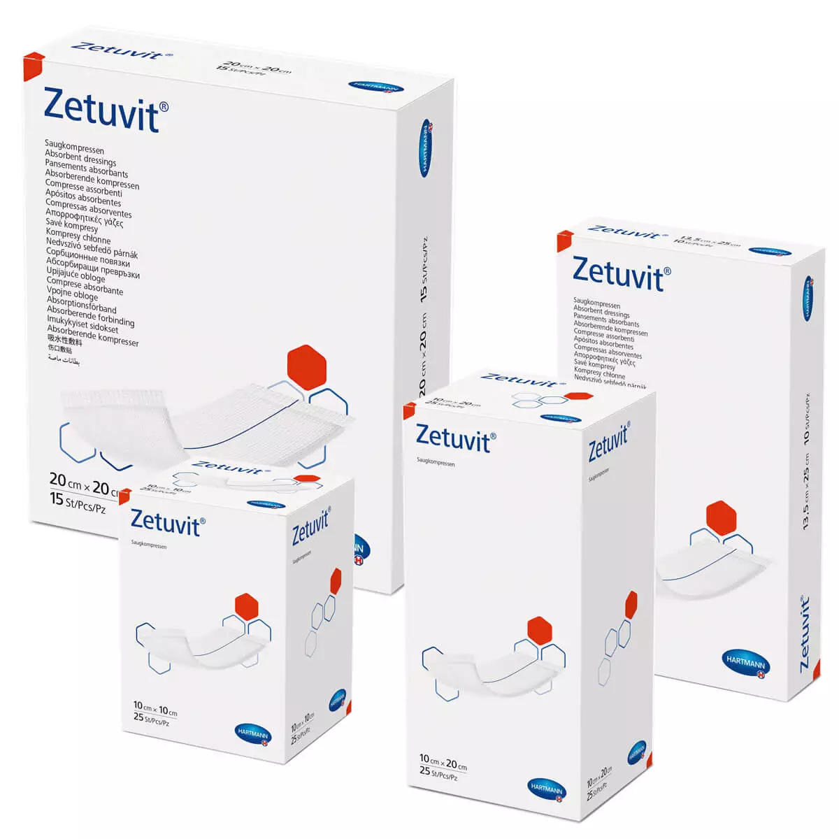  Compresses absorbantes stériles Zetuvit
