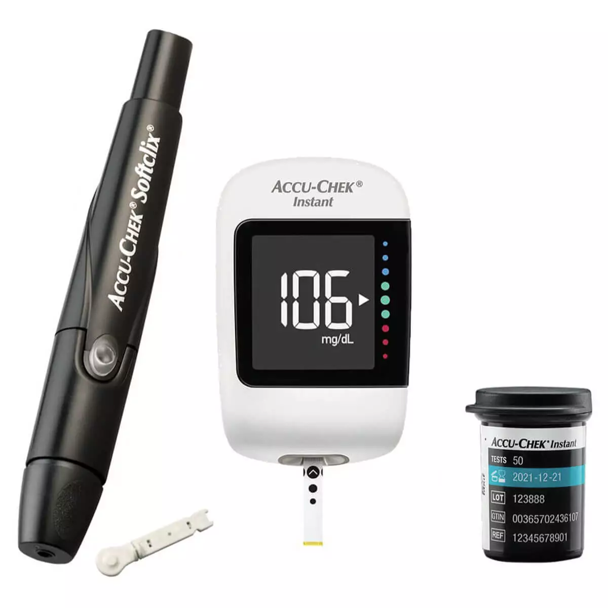 Kit de glucomètre Accu-Chek Instant