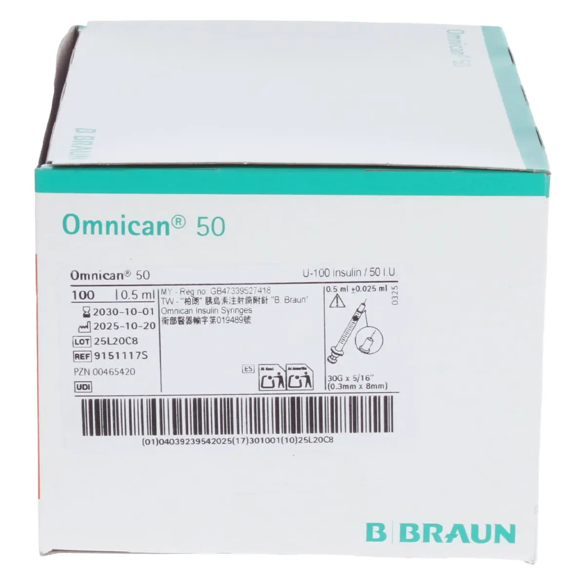 Omnican 50 Spritze für U-100 Insulin Omnican 50 Spritze für U-100 Insulin