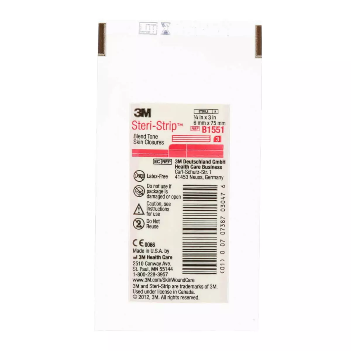  Sutures adhésives Steri-Strip Blendtone