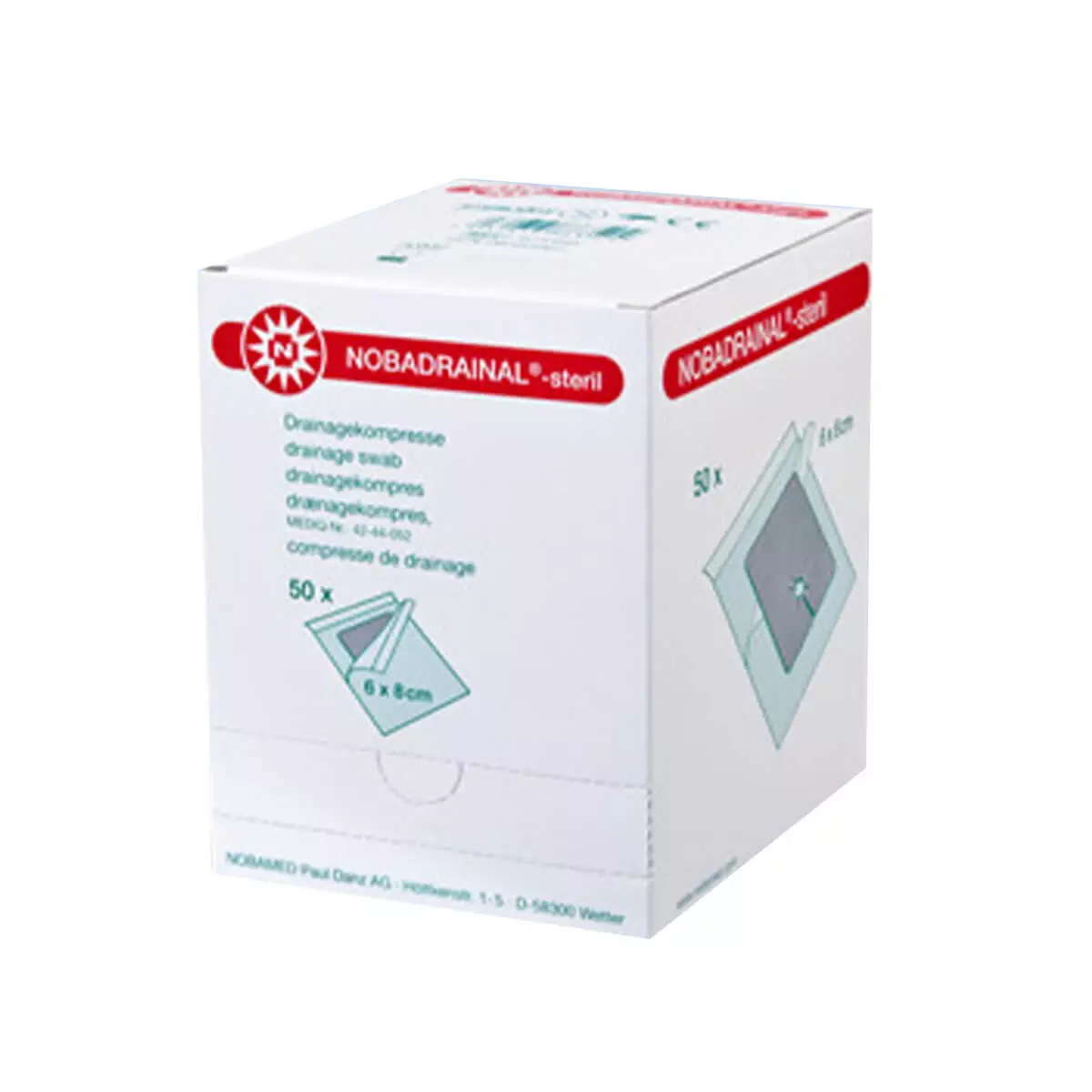  Compresses de drainage stériles NOBADRAINAL