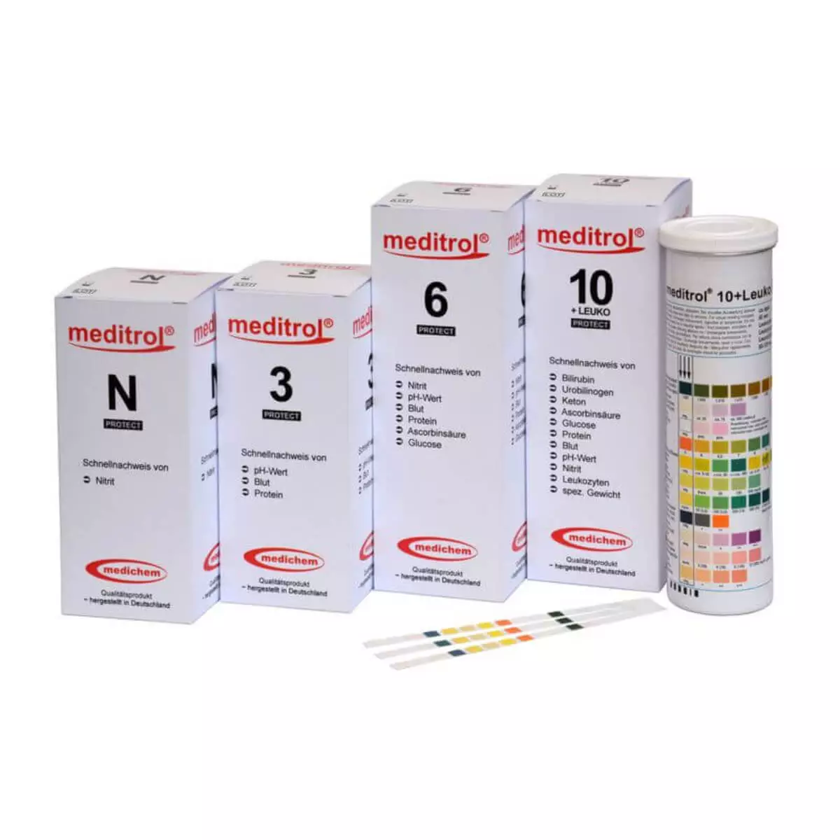  Bandelettes de test urinaire meditrol