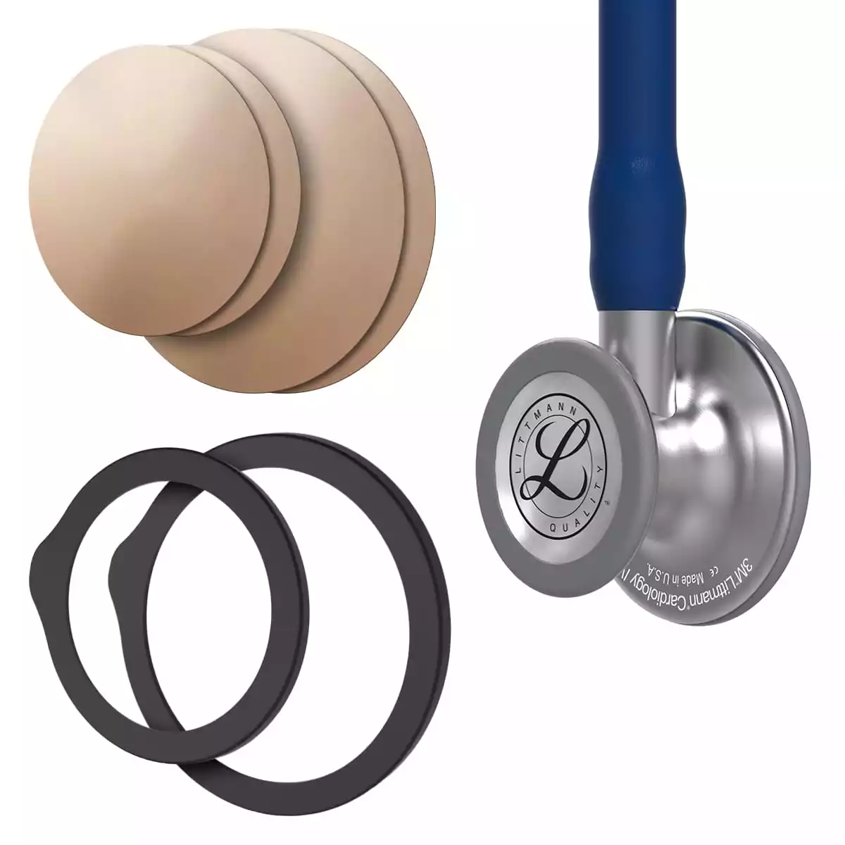 Kit économique : Stéthoscope Littmann Cardiology IV + Membrane en cuivre « Drums » Kit économique : Stéthoscope Littmann Cardiology IV + Membrane en cuivre « Drums »