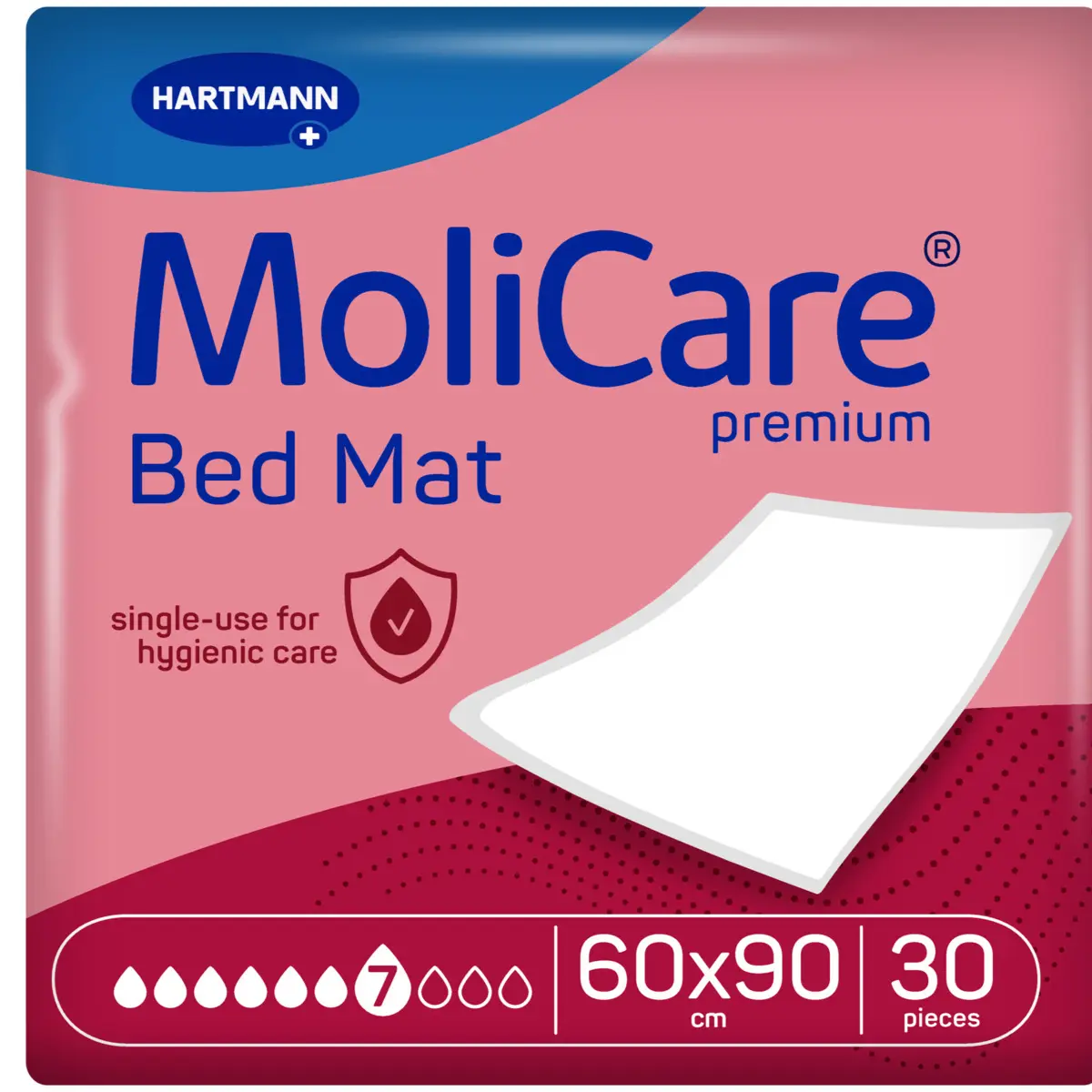  Protège-matelas MoliCare Premium Bed Mat – absorption 7 gouttes