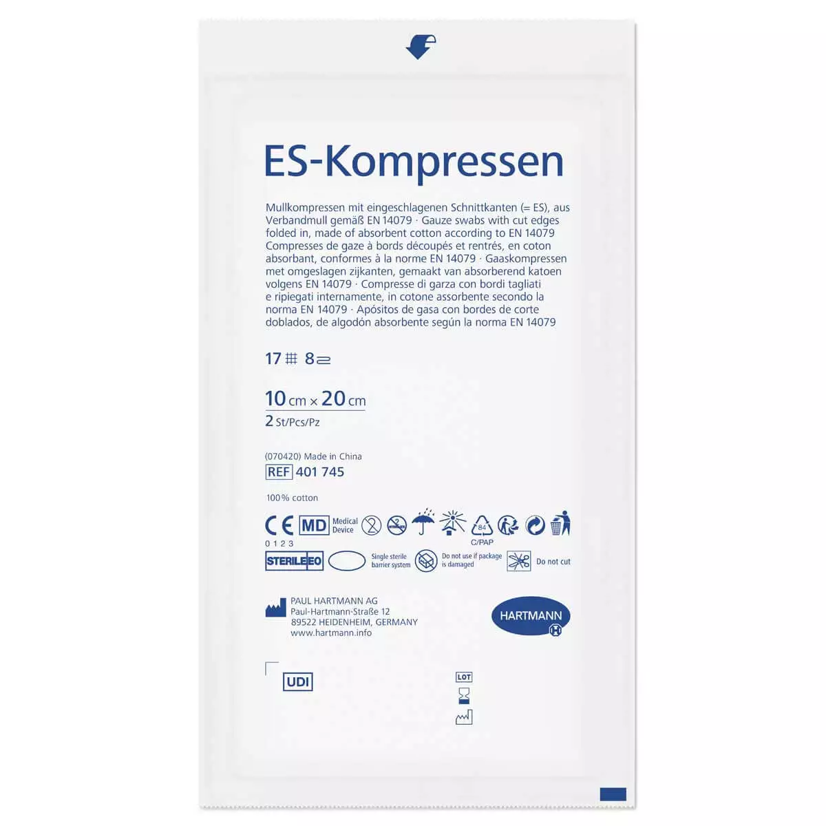ES-Kompressen steril ES-Kompressen steril