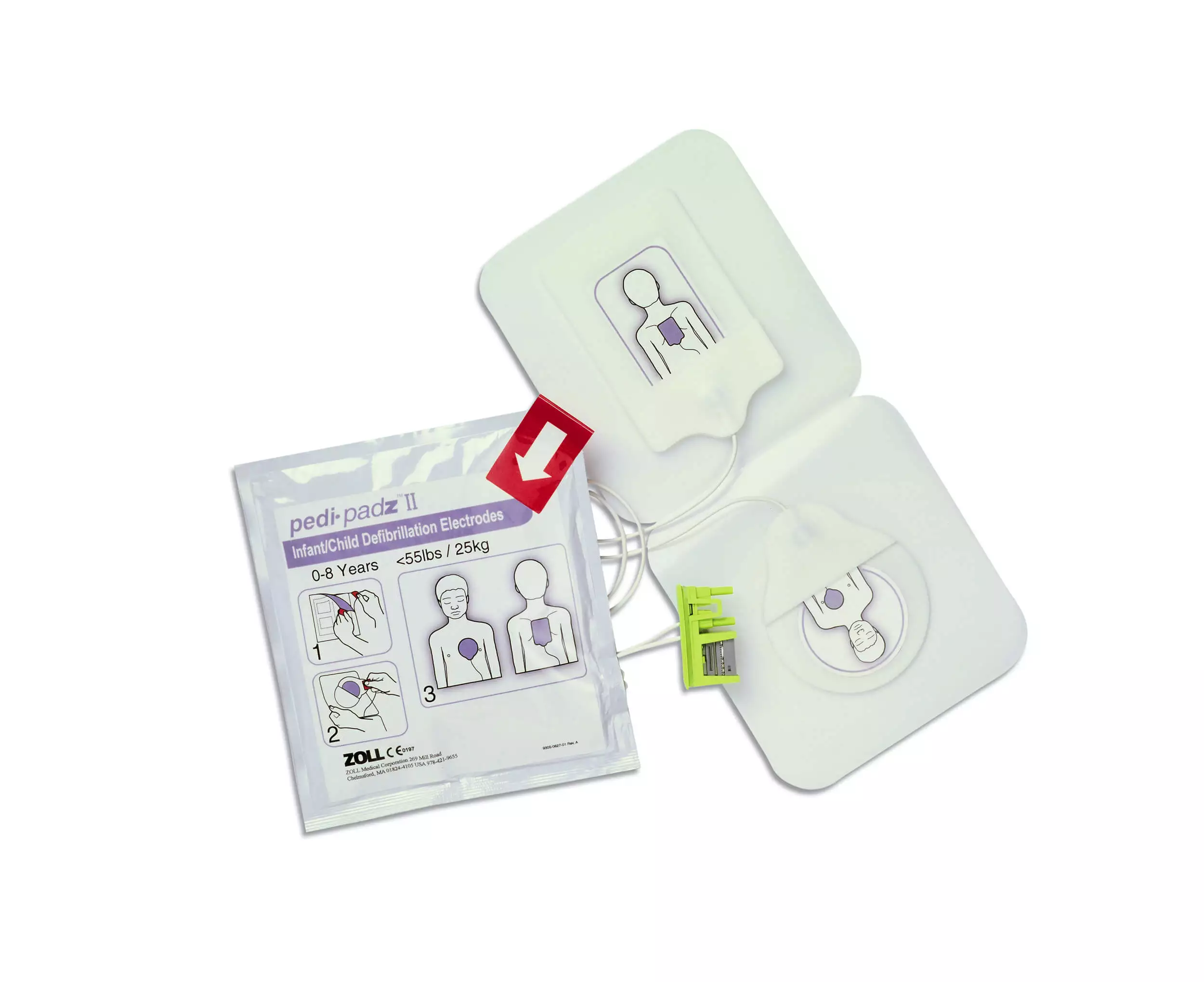  Electrodes Pedi-padz II pour AED Plus