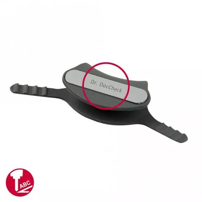 Plaque d'identification pour stéthoscopes