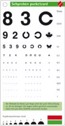  Test visuel pocketcard