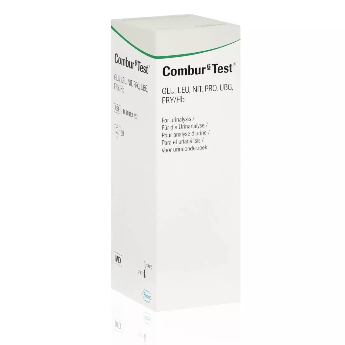  Bandelettes de test urinaire Combur