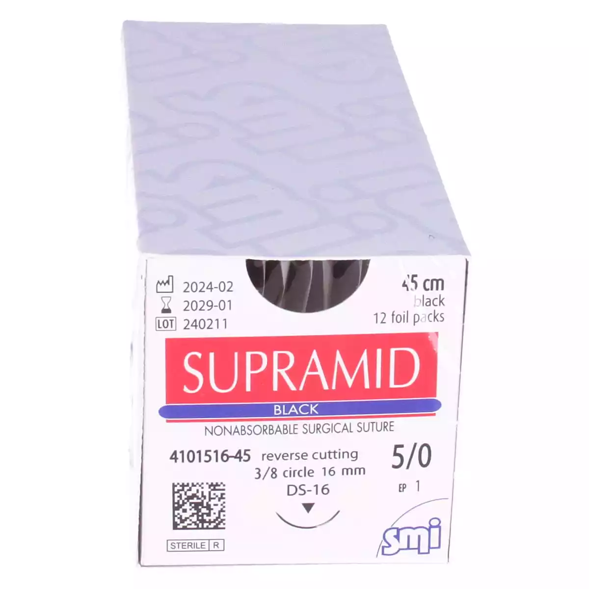  Matériel de suture Supramid Black