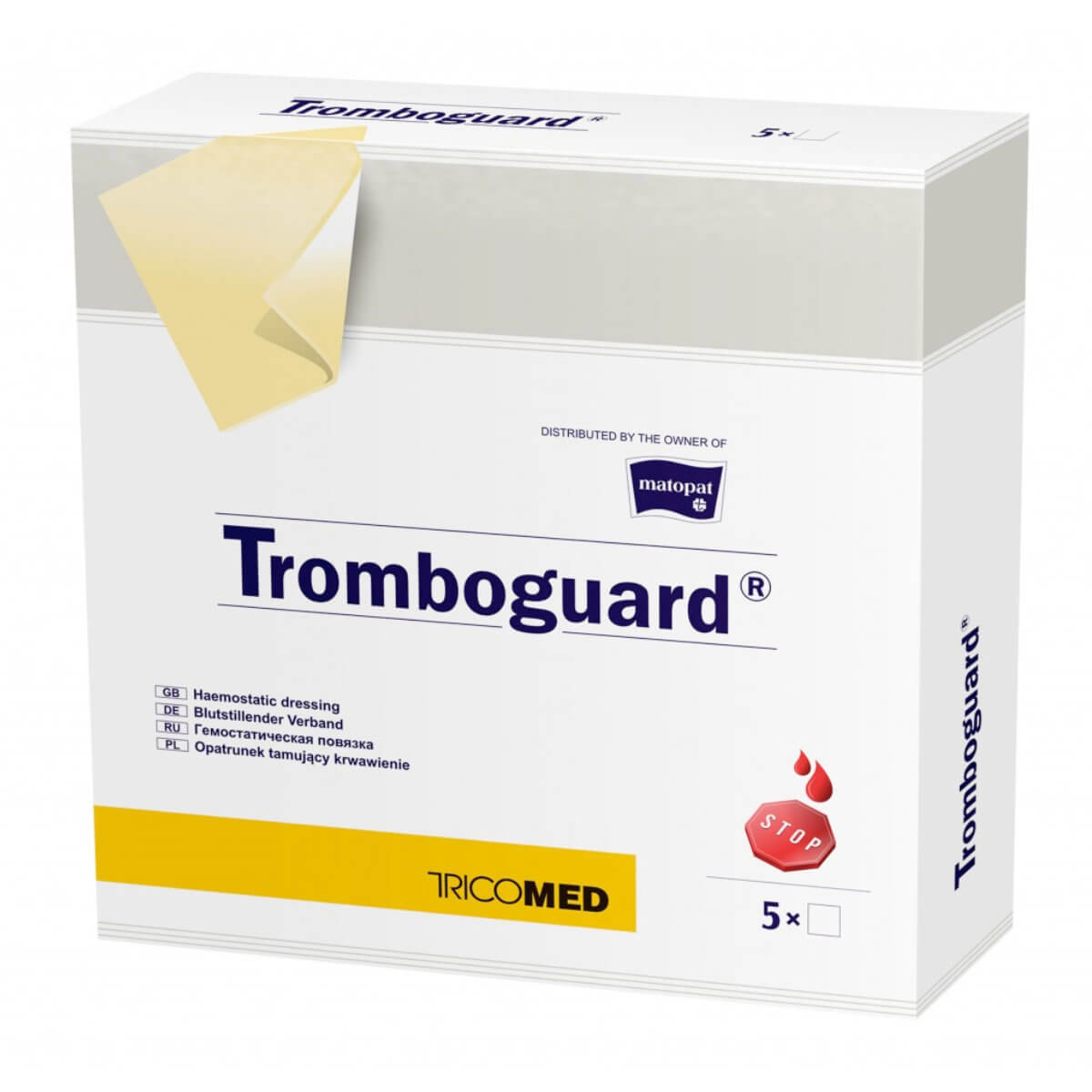 Hämostatischer Verband Tromboguard  Hämostatischer Verband Tromboguard