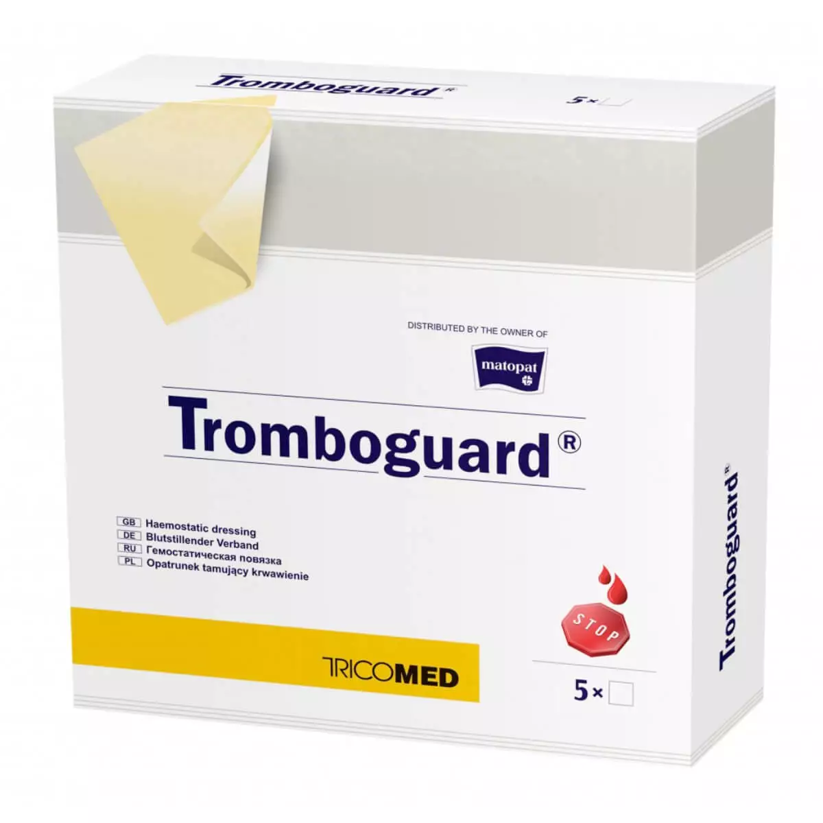  Pansement hémostatique Tromboguard