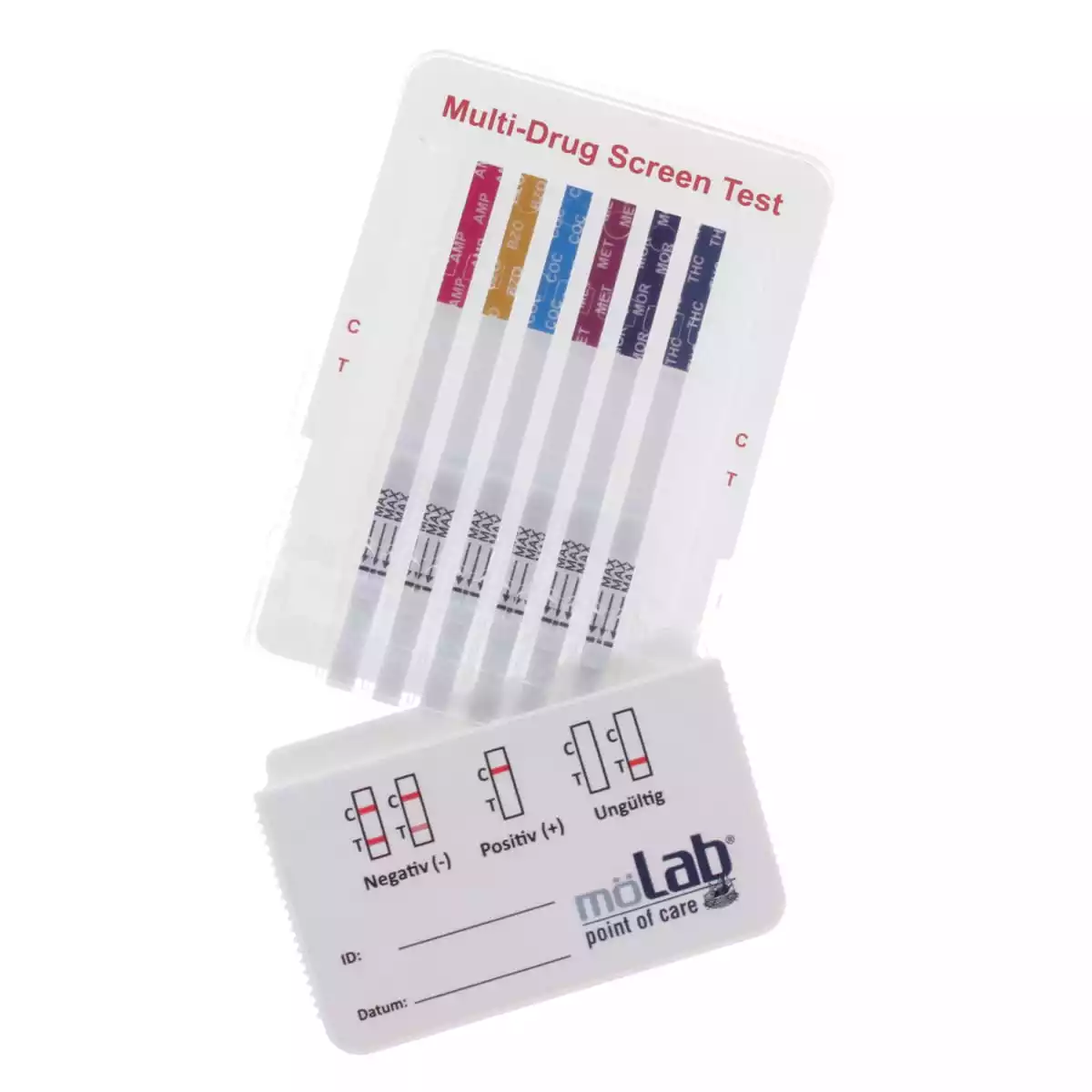  Test rapide de dépistage de drogues OneSecond Multi-Dip