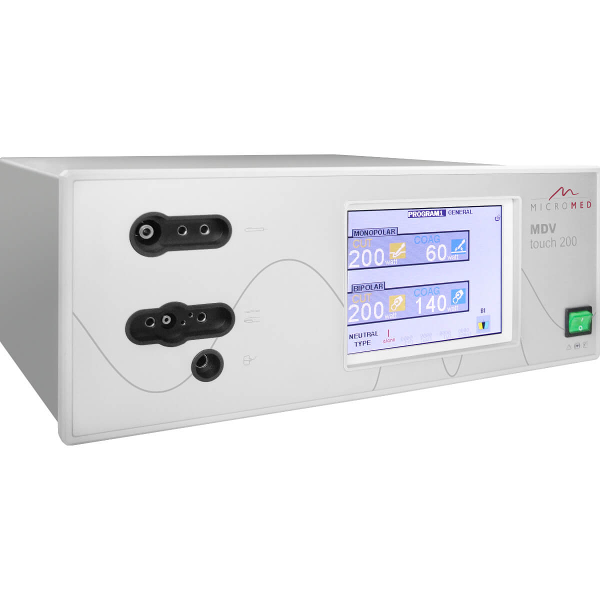 MDV touch 200 HF-Elektrochirurgiegerät  MDV touch 200 HF-Elektrochirurgiegerät