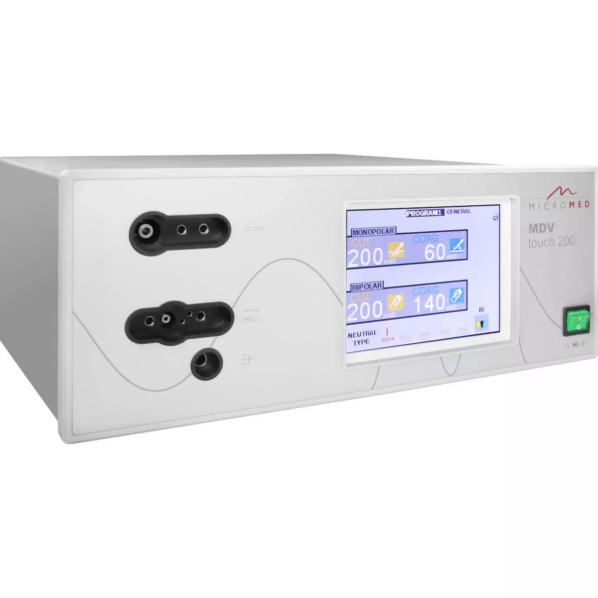  MDV touch 200 – Appareil d’électrochirurgie HF