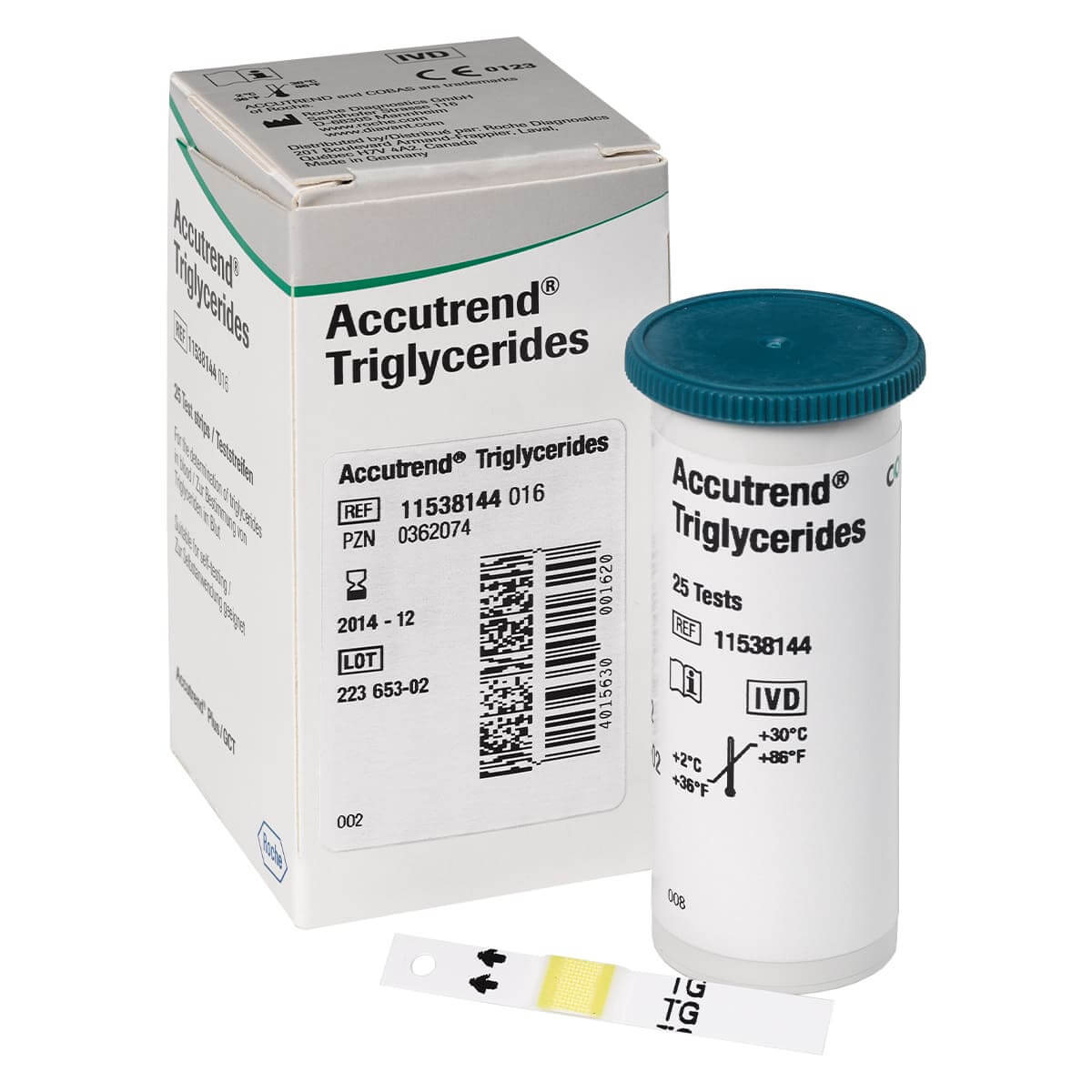 Accutrend Triglycerides Teststreifen  Accutrend Triglycerides Teststreifen
