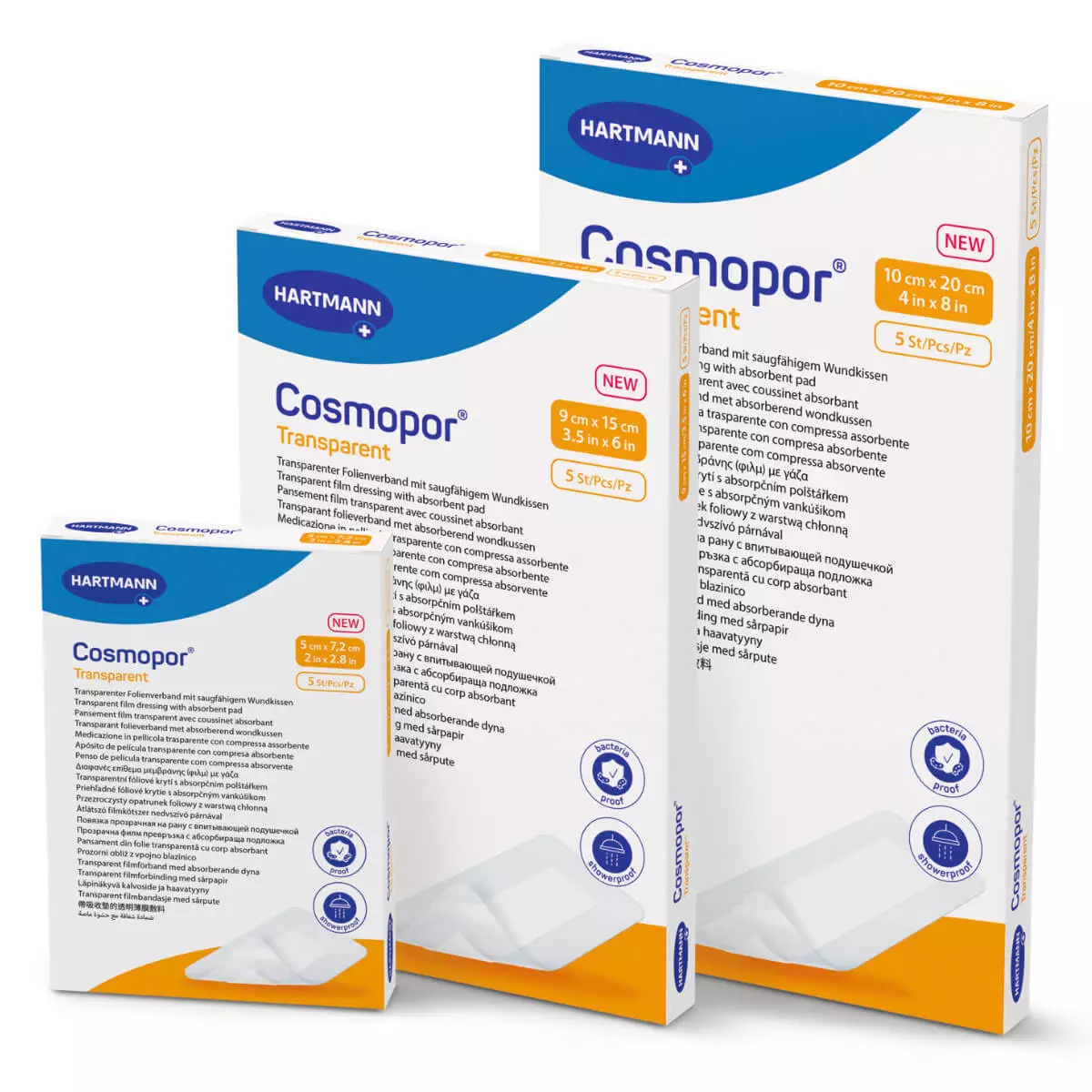  Pansement film Cosmopor transparent