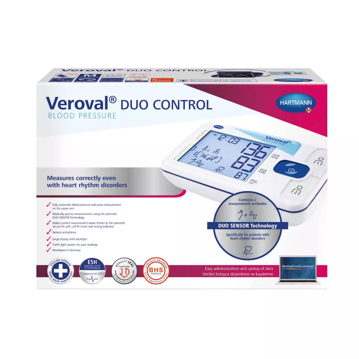  Tensiomètre de bras Veroval DUO CONTROL