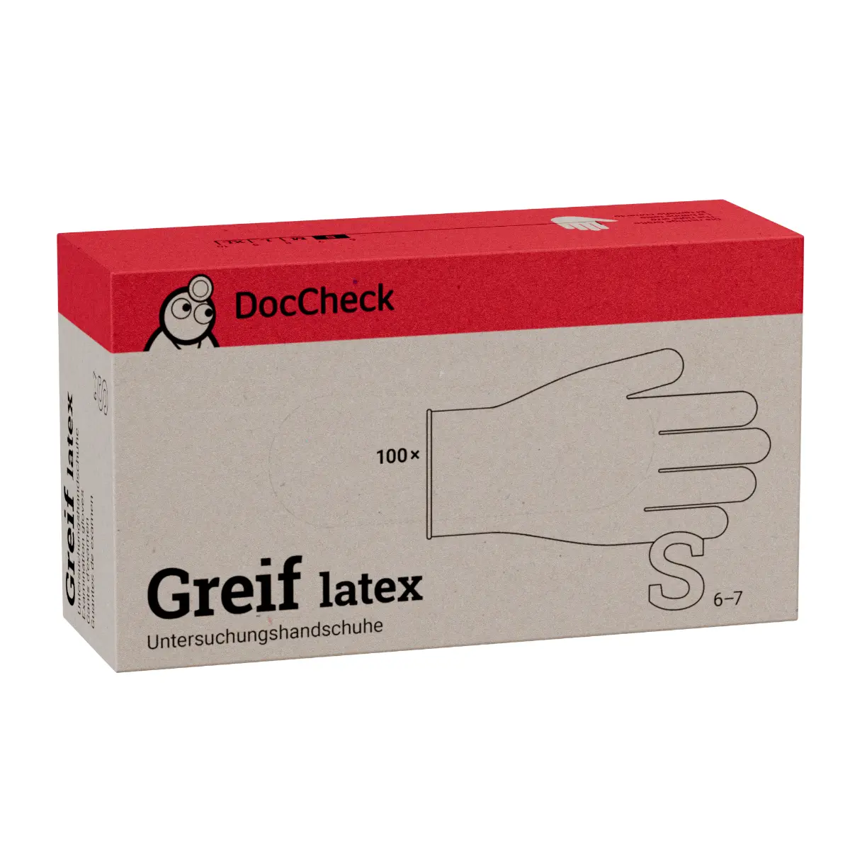 Puderfreie Latex-Handschuhe Puderfreie Latex-Handschuhe