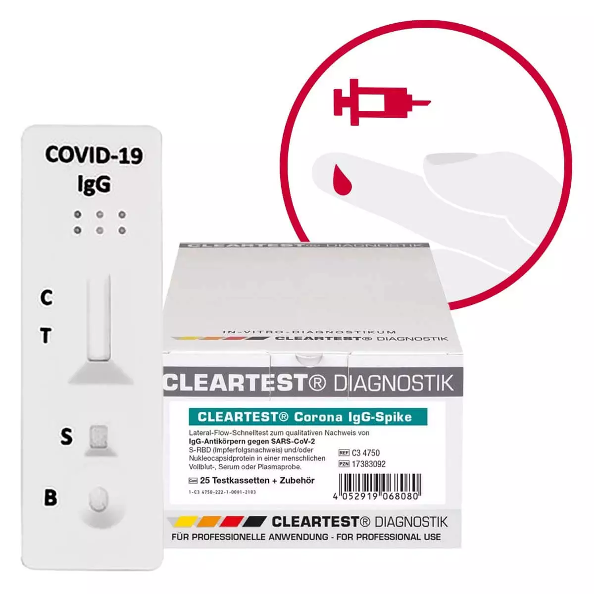  Test rapide Cleartest Corona IgG-Spike