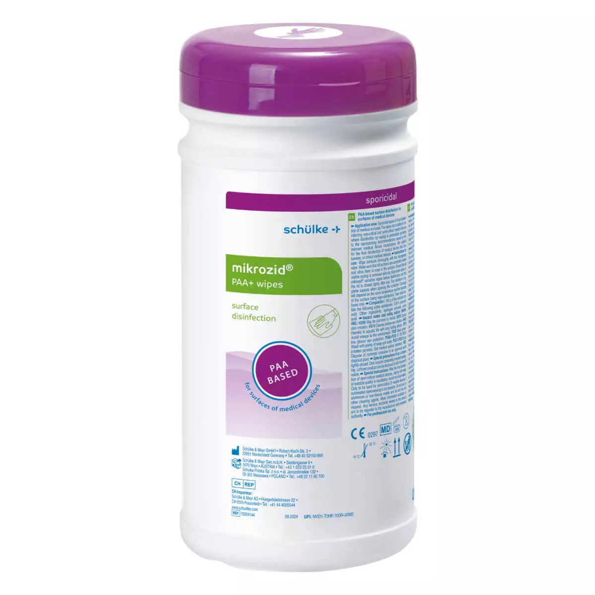  Lingettes désinfectantes mikrozid PAA+