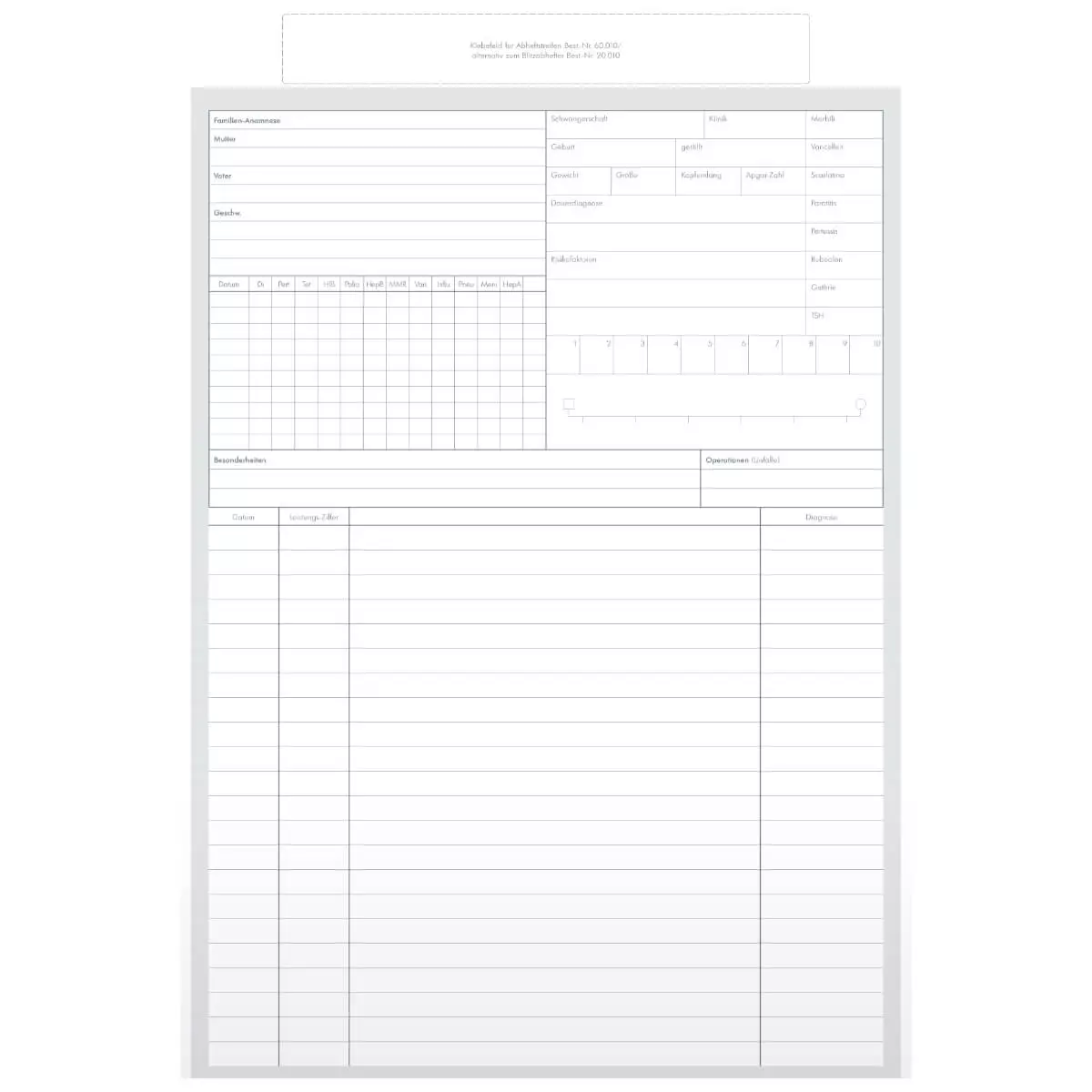  Alphasafe Karteikarten