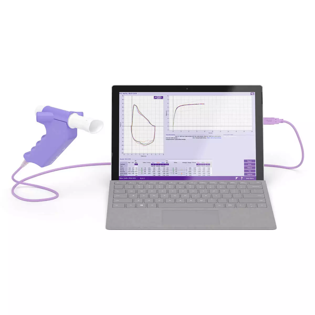  Spiromètre NDD Easy on-PC