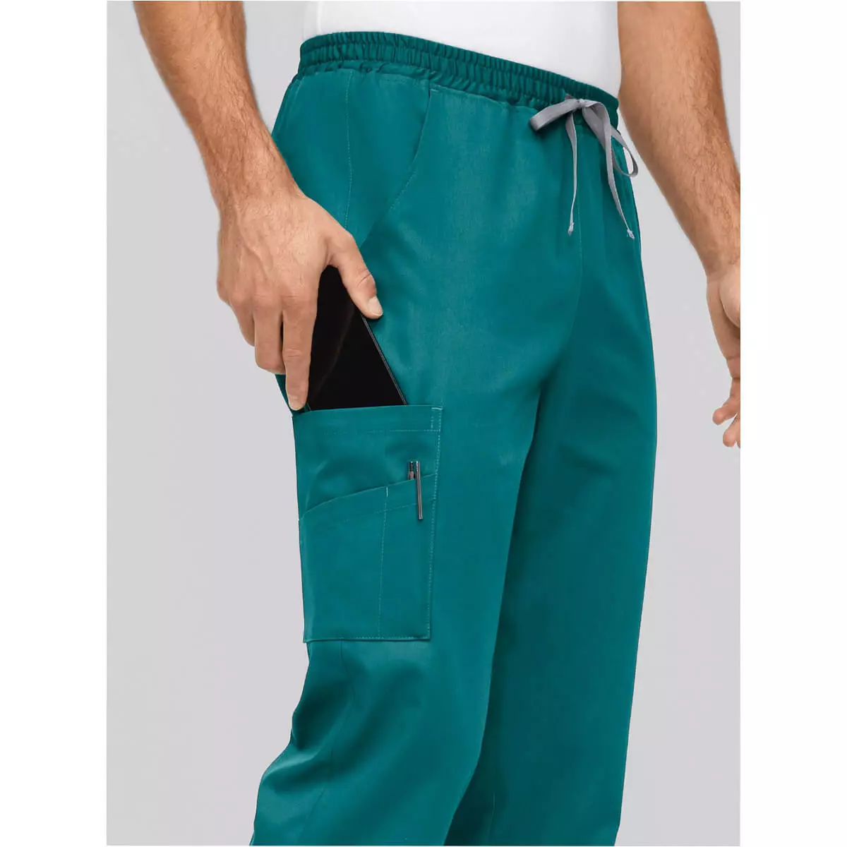  Pantalon médical mixte à taille élastique Milano