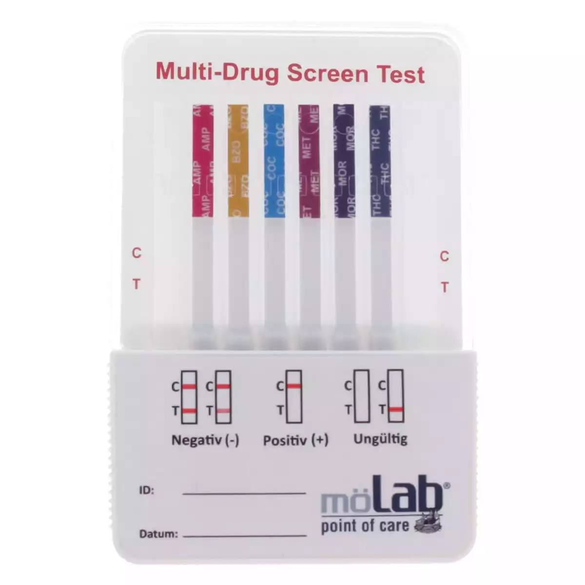  Test rapide de dépistage de drogues OneSecond Multi-Dip