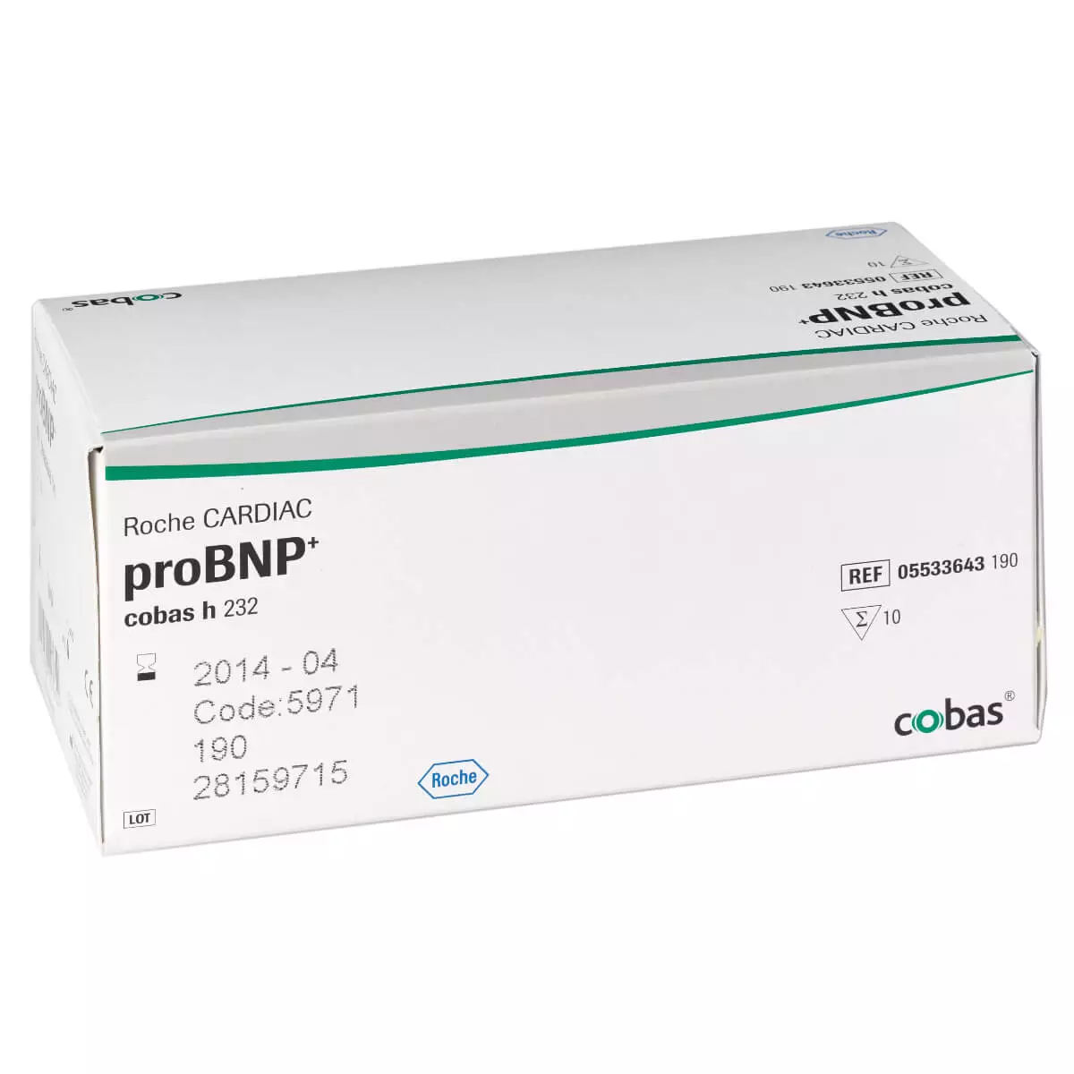  Bandelettes de test CARDIAC NT-proBNP pour cobas h 232
