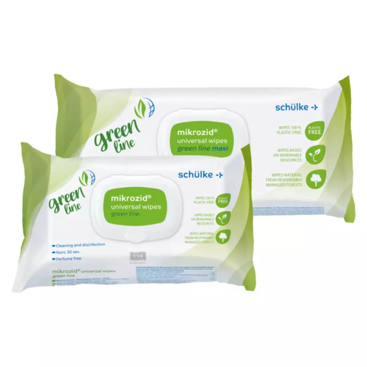  mikrozid universal wipes green line