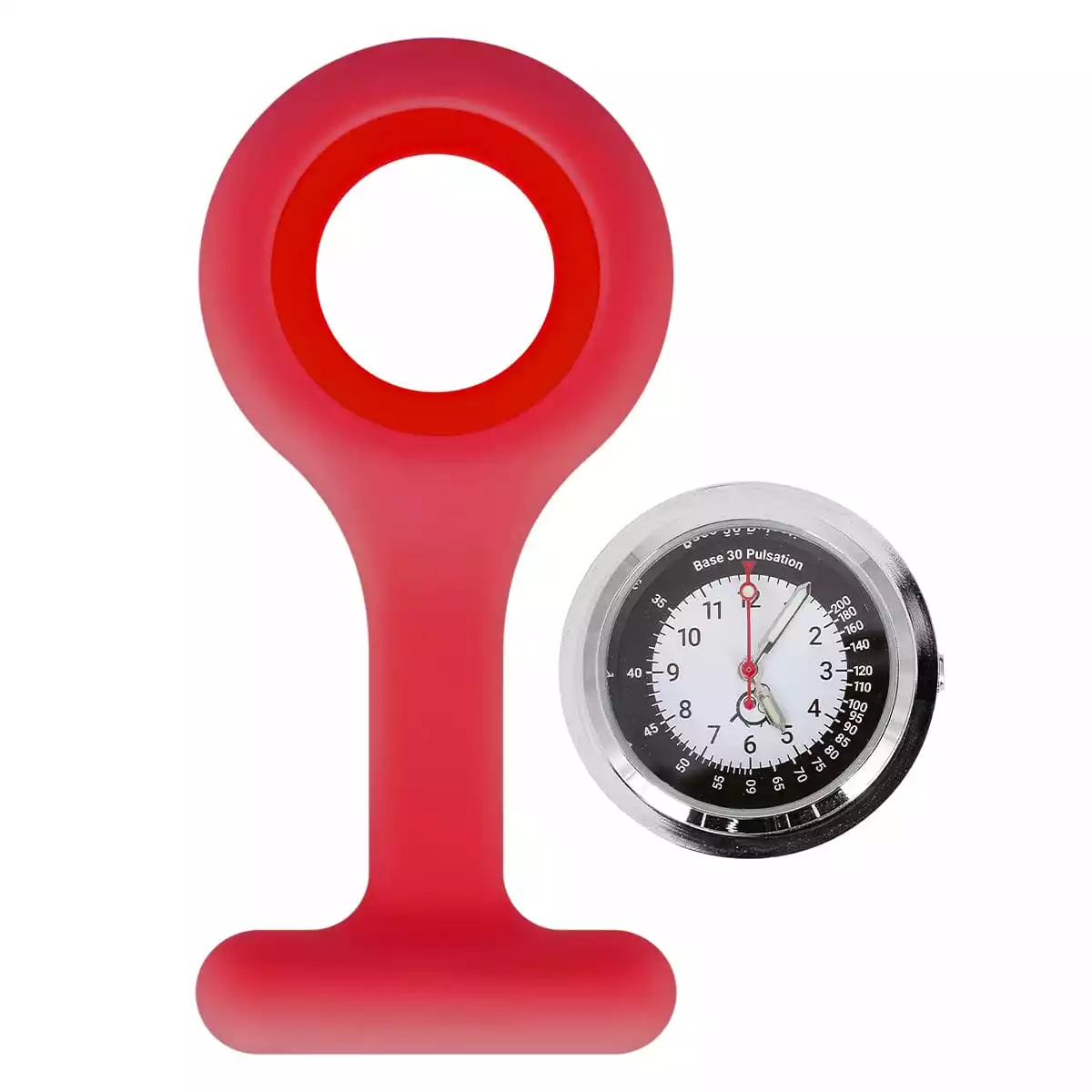  Montre infirmière en silicone avec clip « Tic »