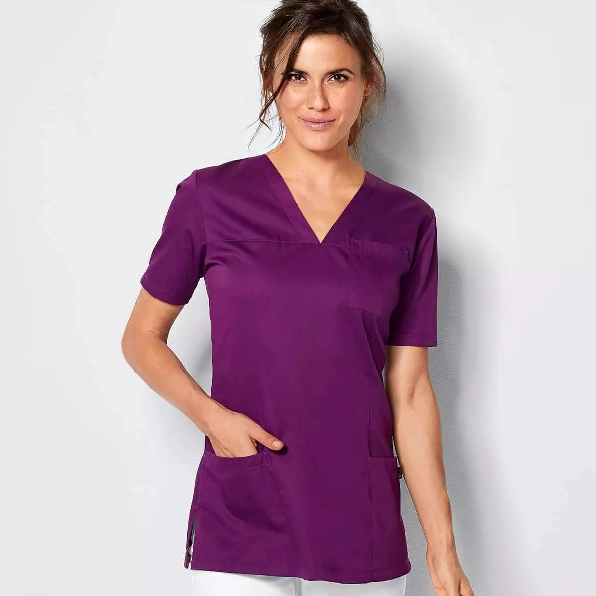 Tunique médicale à col V pour femme Roma Tunique médicale à col V pour femme Roma