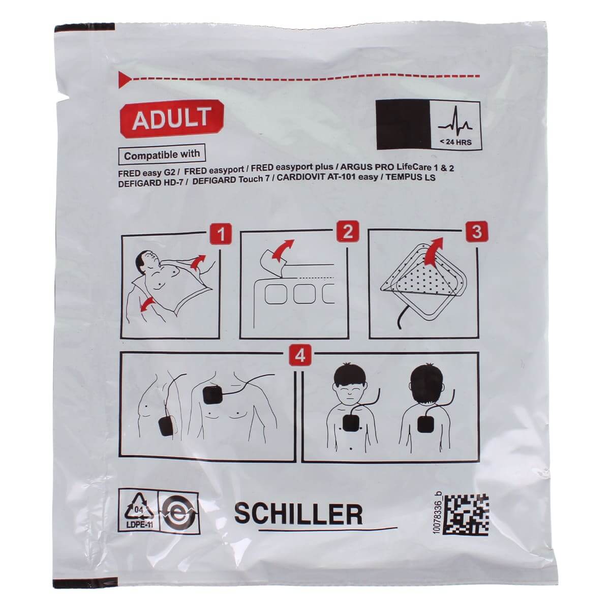 Elektroden für FRED easyport, easyport plus & PA-1 Defibrillator  Elektroden für FRED easyport, easyport plus & PA-1 Defibrillator