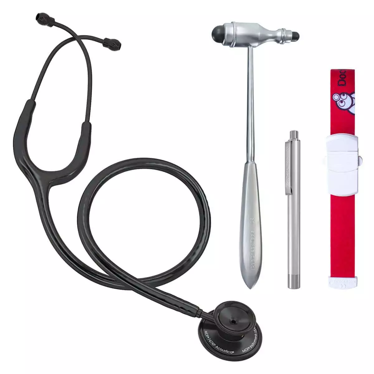  Kit pour examen général avec stéthoscope Acoustica Blackout