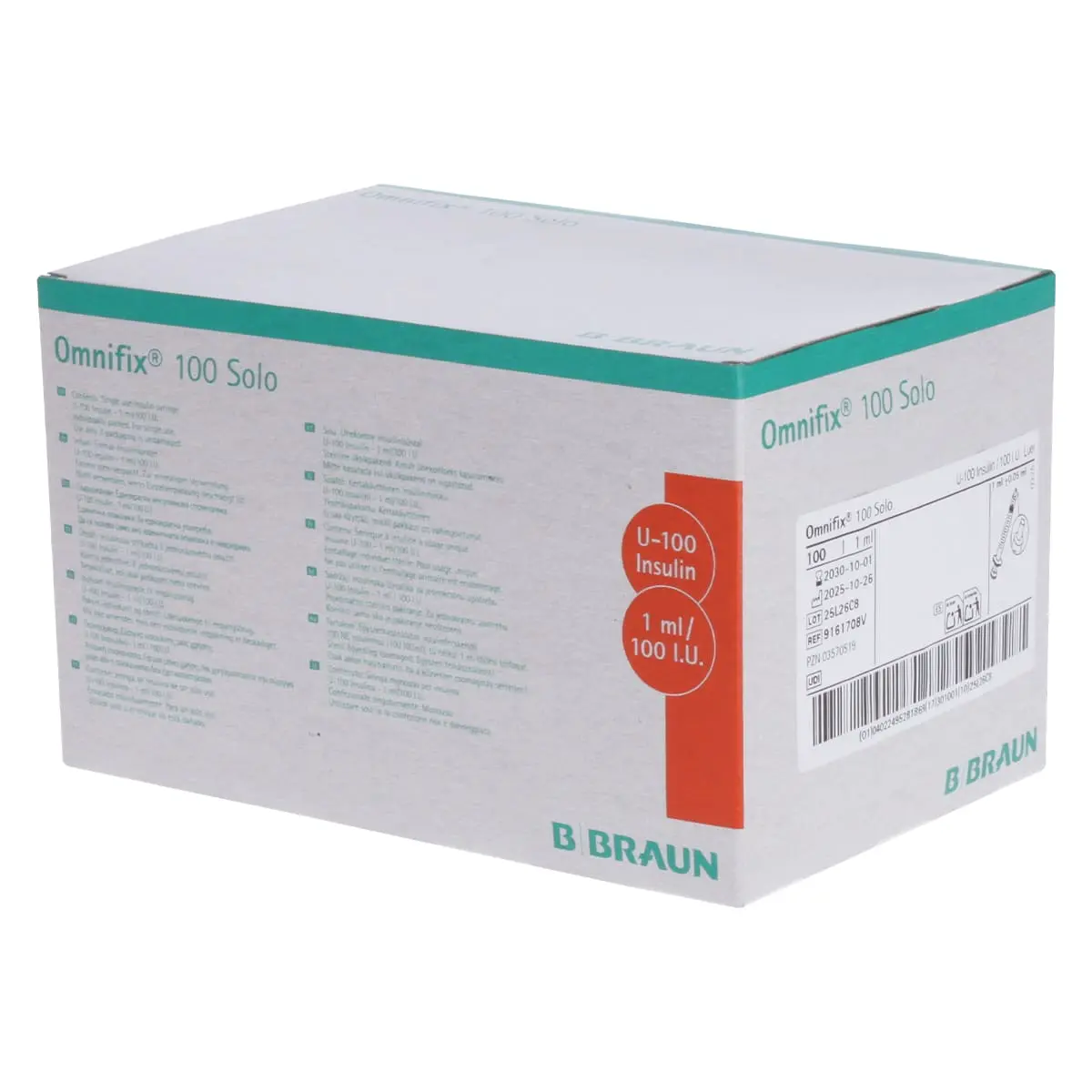 Omnifix 100 Solo Insulinspritzen Omnifix 100 Solo Insulinspritzen