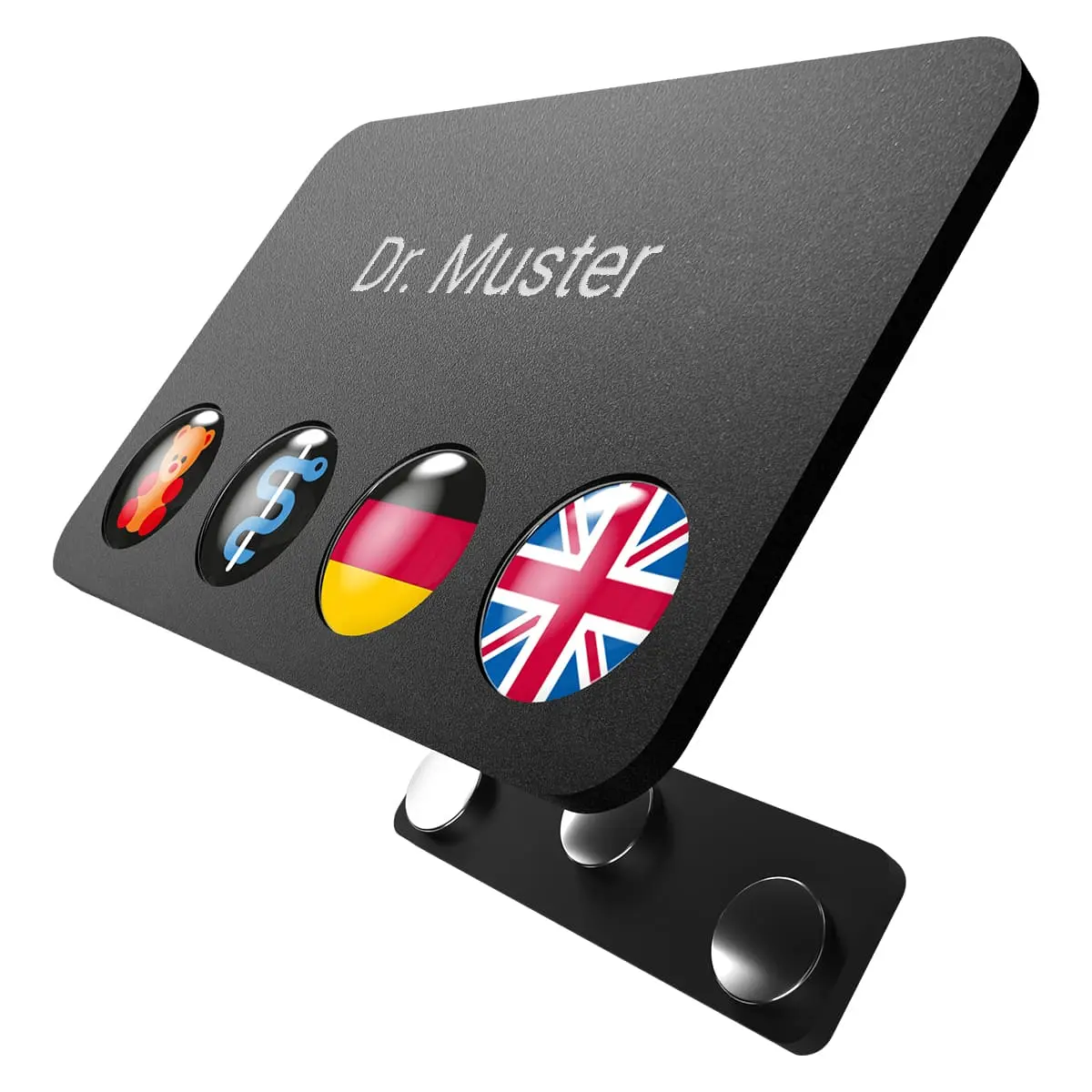  Badge porte-nom magnétique « DocTag »