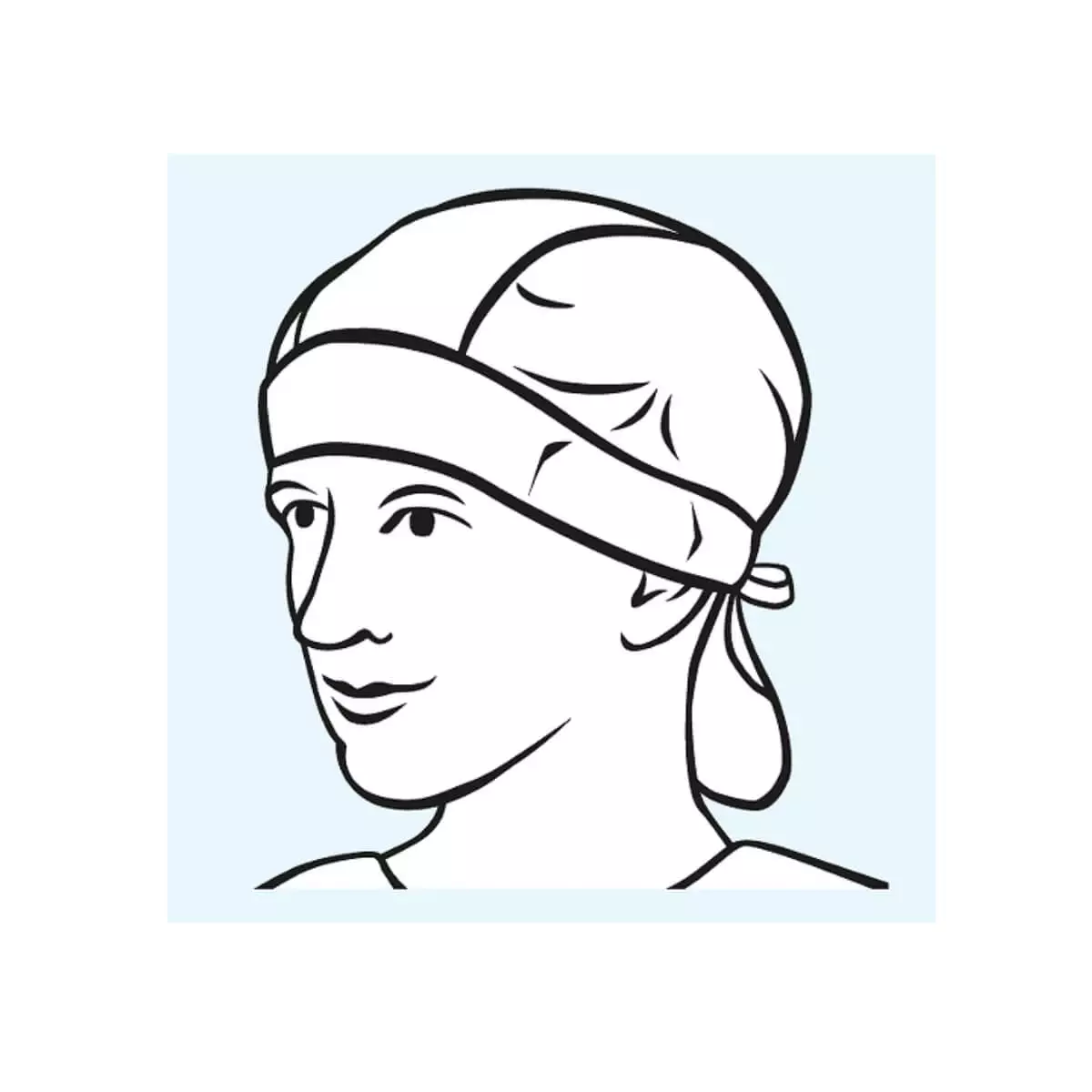  Foliodress Cap Comfort Bandana OP-Haube