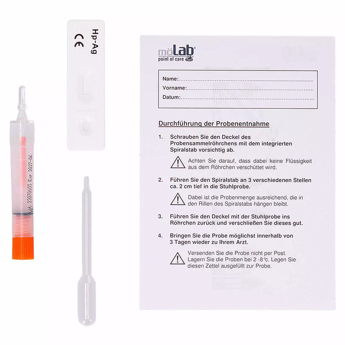  Test de selles mö-screen Helicobacter pylori