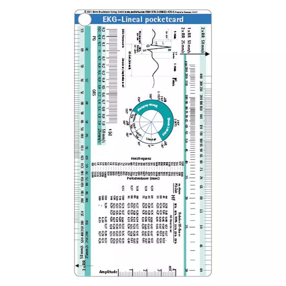  Carte de poche EKG-Linéaire