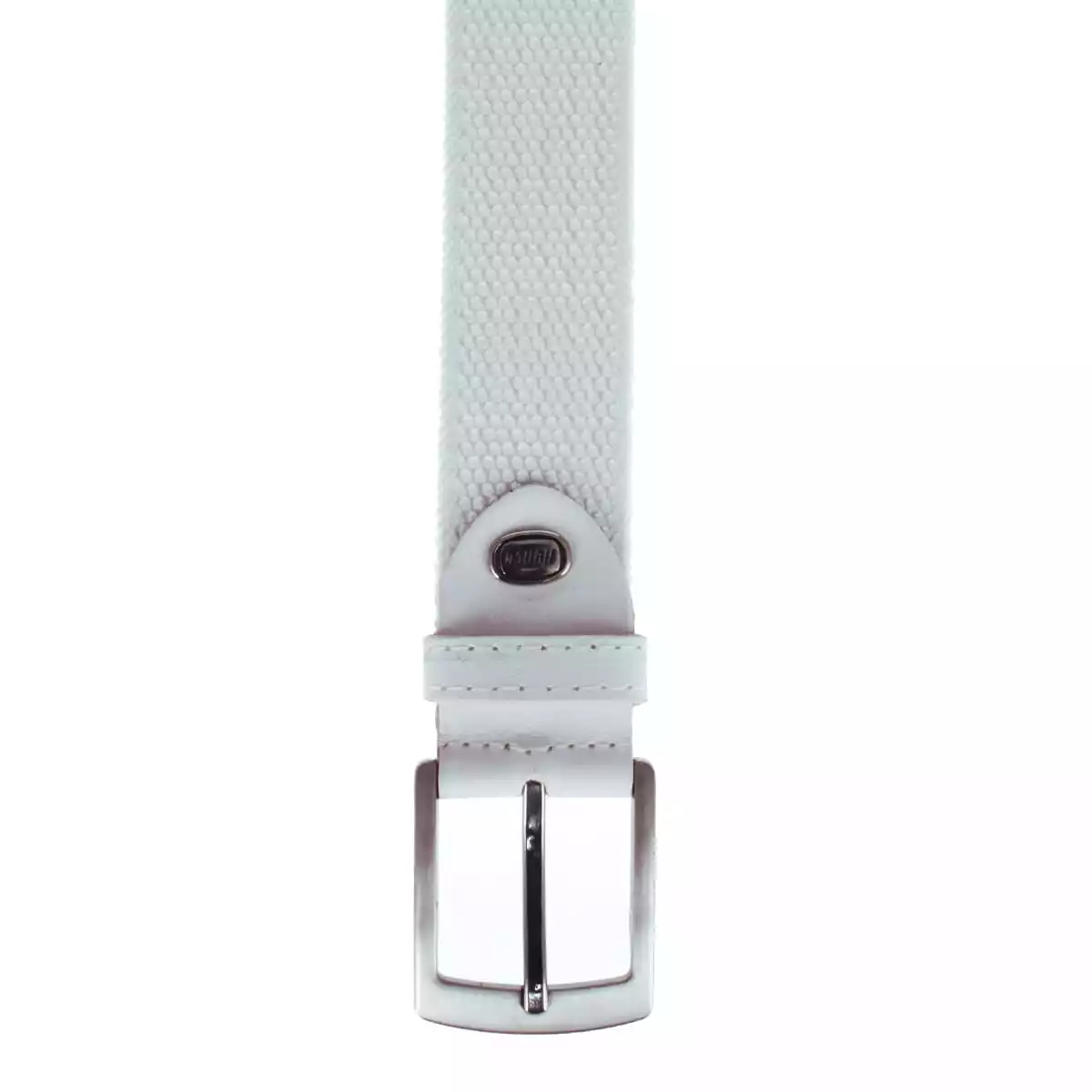  Ceinture élastique avec enchapure en cuir