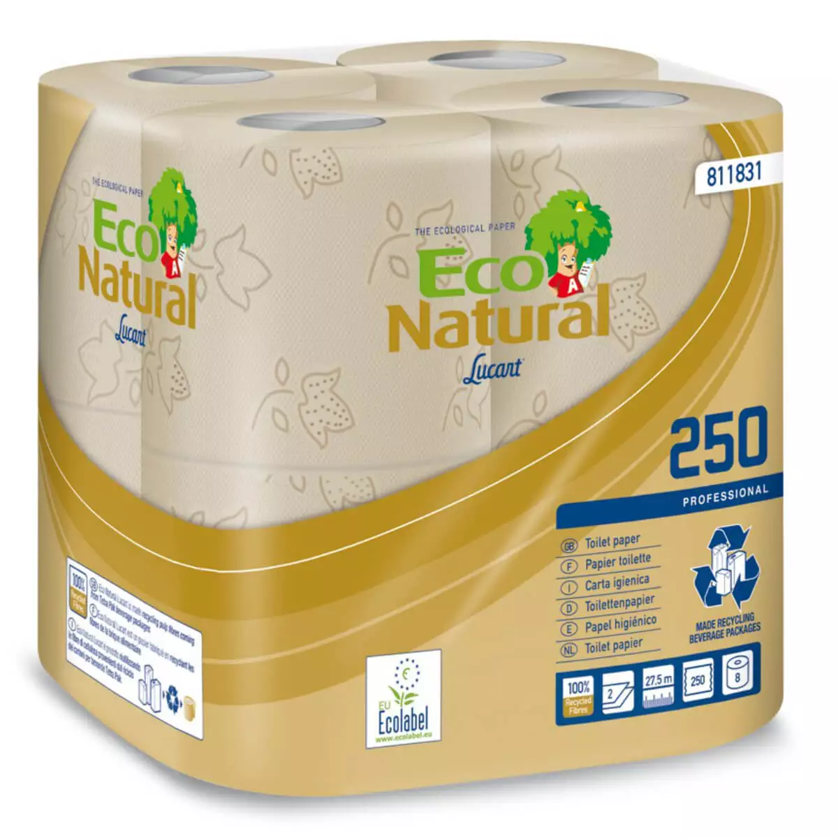  Papier toilette Eco Natural 250